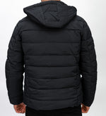 Black Hooded Padded Jacket