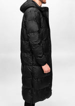 Black Padded Longline Jacket