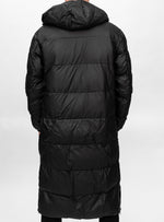 Black Padded Longline Jacket