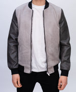 Grey & Black Contrast Jacket