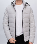 Stone Hooded Padded Jacket