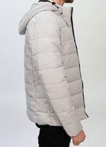 Stone Hooded Padded Jacket