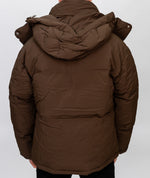 Brown Hooded Extra Padded Puffer Jacket