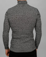 Grey Buckle Detail Knit Jumper