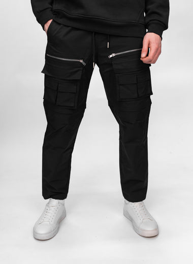 Black Front Facing Cargos