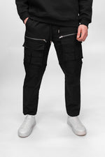 Black Front Facing Cargos