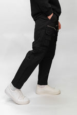 Black Front Facing Cargos