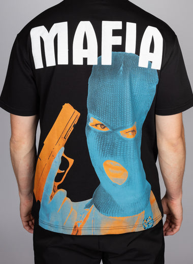 Mafia Print T-Shirt