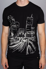 George V Diamante Paris Skyline T-Shirt