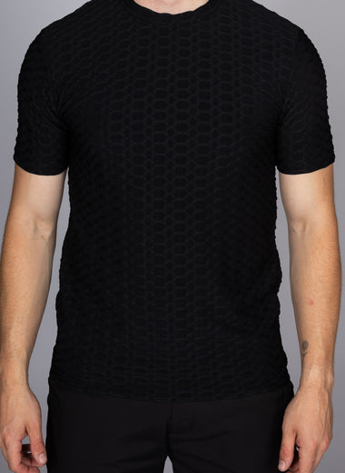 Net Pattern T-Shirt