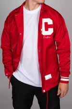 Collared Varsity 'C' Detail Jacket