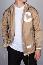 Collared Varsity 'C' Detail Jacket