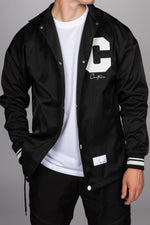 Collared Varsity 'C' Detail Jacket