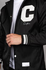 Collared Varsity 'C' Detail Jacket