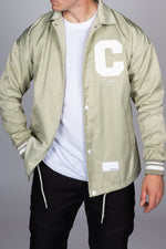 Collared Varsity 'C' Detail Jacket