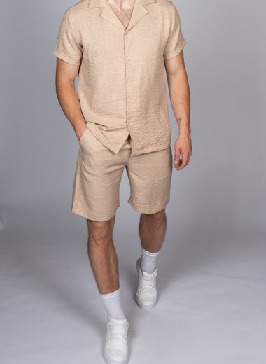 Camp Collar Shirt & Short Set