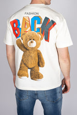 Back Fashion Teddy Print T-Shirt