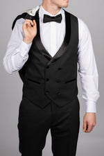 White Velvet Shawl Lapel Tux