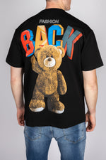 Back Fashion Teddy Print T-Shirt