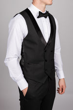 White Velvet Shawl Lapel Tux