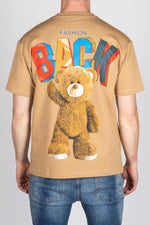 Back Fashion Teddy Print T-Shirt