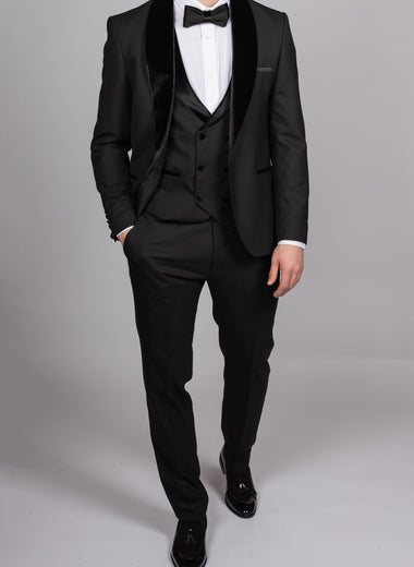 Black Velvet Shawl Lapel Tux