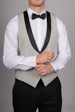 Light Grey Peak Lapel Tux