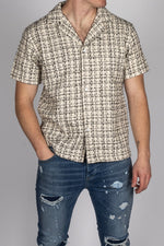 Plaid Pattern Short Sleeve Shirt