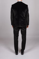 Black Velvet Tux Three Piece Suit