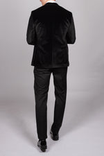 Black Velvet Tux Three Piece Suit