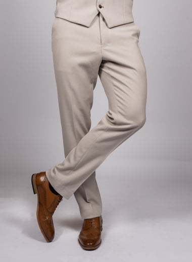 HM5 - Stone Tailored Trousers