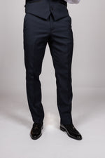 Dalton - Navy Diamond Trousers