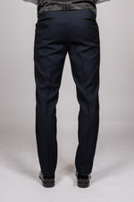 Dalton - Navy Diamond Trousers