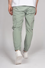 Casual Drawstring Button Pocket Cargos