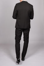 Dalton - Black Tux Lapel Diamond Blazer