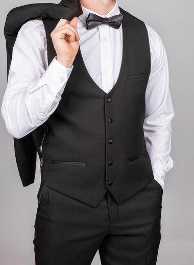 Dalton - Black Diamond Waistcoat