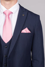 Bromley - Navy Check Blazer