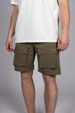 Drawstring Cargo Pocket Shorts