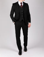 Black Milano Couture Three Piece Suit