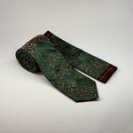 Milano Couture Camo Bark Texture Tie & Pocket Square Set