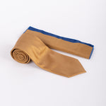 Milano Couture Gold Textured Tie & Pocket Square Set