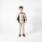 Caridi - Beige Children's Three Piece Suit