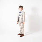 Caridi - Beige Children's Three Piece Suit