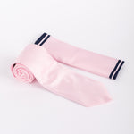 Milano Couture Light Pink Textured Tie & Pocket Square Set