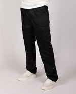 Flap Pocket Cargo Joggers Black