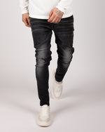 Black Distressed Jeans