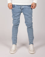 Light Blue Plain Denim Jeans