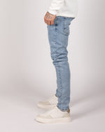 Light Blue Plain Denim Jeans