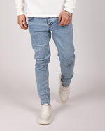 Light Blue Plain Denim Jeans