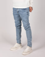 Light Blue Plain Denim Jeans